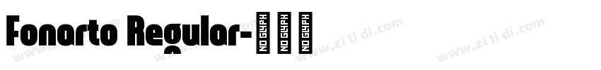 Fonarto Regular字体转换